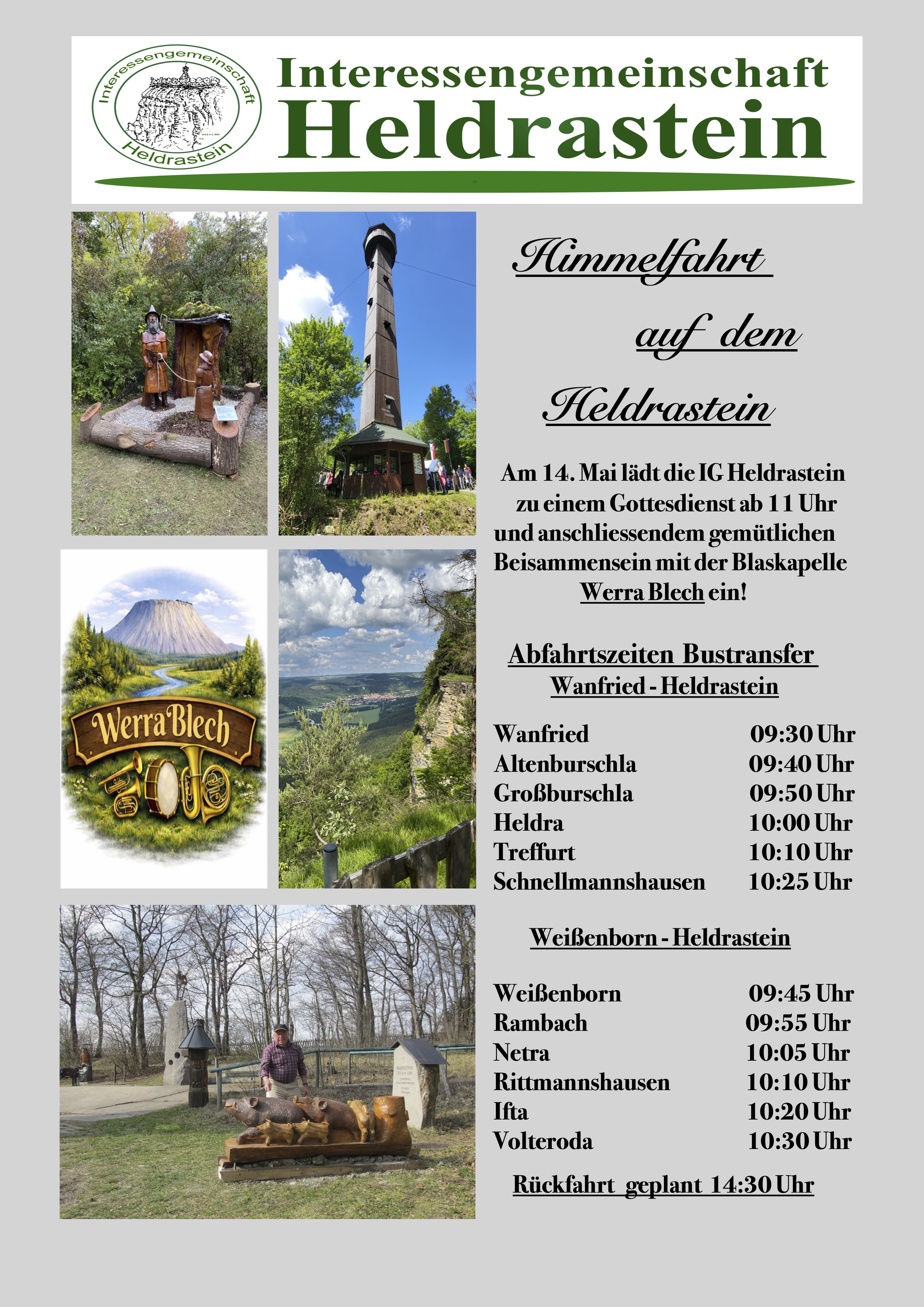 Himmelfahrtsveranstaltung im Zeichen der 1150-Jahrfeier